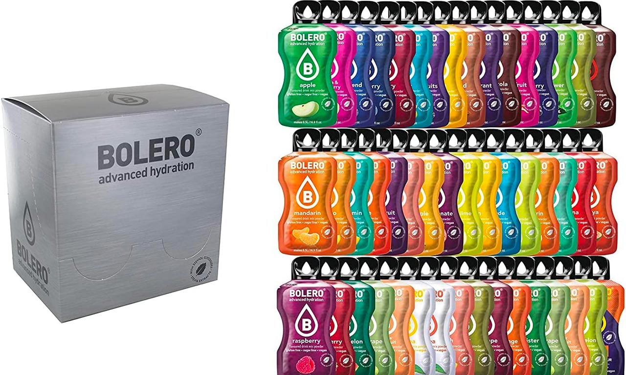 Boléro vendu en pack : boisson de sport vendue en ligne ou chez Fitness Boutique