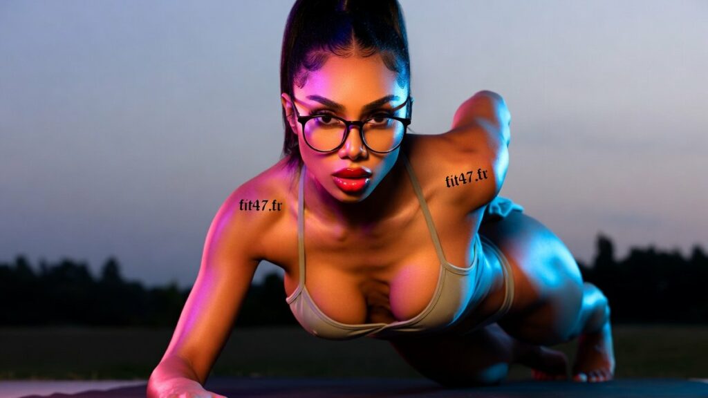 Gainage dynamique en extérieur — exercice Plank Hover